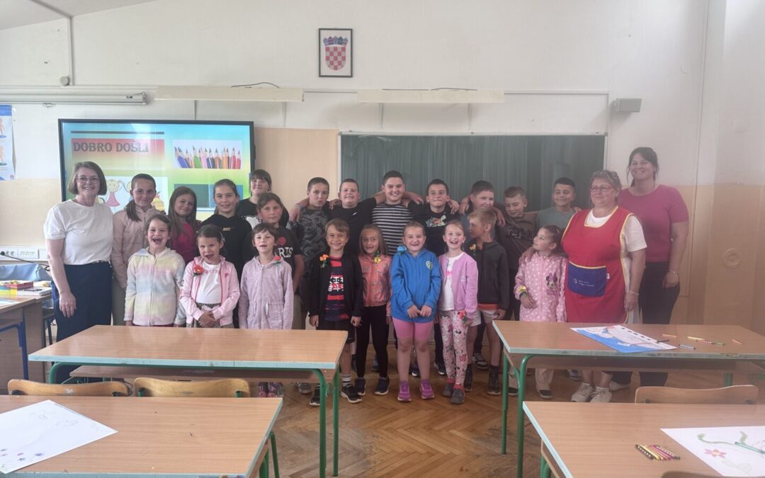 Predškolarci DV “Vrtuljak Marčana” u posjetu našoj školi!
