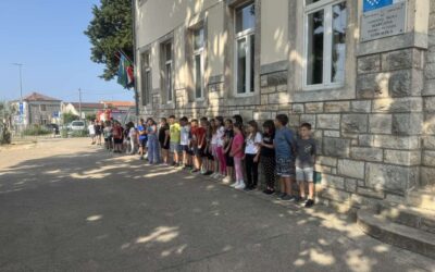 Vježba evakuacije – zanimljiv i poučan završetak nastavne godine u PO Loborika