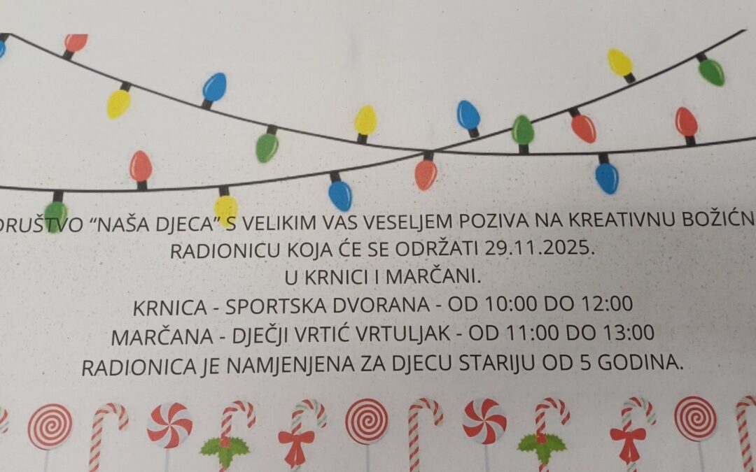 Kreativna božićna radionica